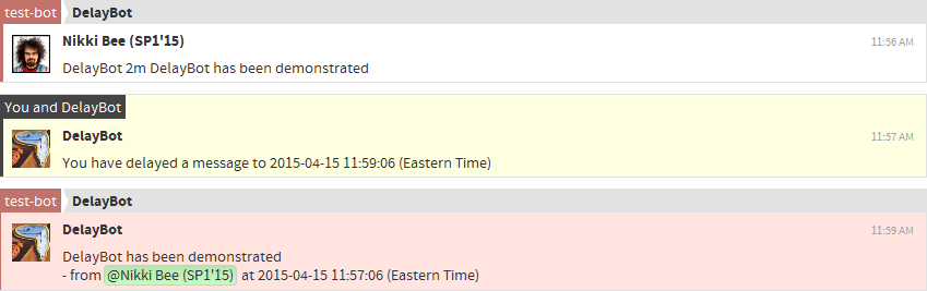 DelayBot 2m DelayBot has been demonstrated